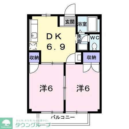 メゾンドボナールの物件間取画像